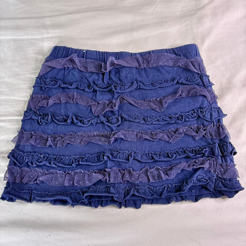 Y2K Blue Mini Skirt Girls Medium 10 - Picture 2 of 3